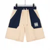 Dames Shorts Ontwerper 2023 Zomer Nieuwe Combinatie Contrast Pocket Dragon Cat Geborduurd Heren en Capri DE8J