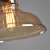 Hängslampor modernt loft glas ljuskrona kreativ industriell stil cafe bar bänk vardagsrum enstaka huvudmatlampa