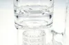 Bong Rig de vidro transparente de 12 polegadas para cachimbos de água adultos para casa com tigela e banger de quartzo grátis
