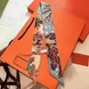 Women's and men's scarves Fashion designer classic scarf High quality silk high-end luxury scarf size 5*90cm