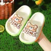 Sandaler Kids Blue Cartoon Animal Pvc Slippers Hole Shoes Boys Beach Sandals Girls Home Tisters Childrens Baby Garden Shoes Soft Summer 230613