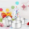 Baking Tools 12X 4 Inch Cake Pan 6 Piece Mini Round Tier Pans Set For Steaming