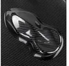 5D Carbon Fiber Vinyl Wrap Film Car Sticker Glossy Motorcycle Truck Heet Wrap Roll Waterproof Auto Decoration Accessories Black 50*200 cm