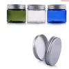 200 stks 50g Helder Wit PET Zalfpotje Met Aluminium Deksels 50 ml clear Seal 50cc Cosmetische Containerhigh quantty Xhisi