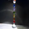 Decorações de jardim 1 PCS Pendurado Bola de Cristal Prisma Cores Octagon Beads Maker Decoração de Casa