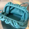 10A Quality BV's The Clouds Bag Mini 22c Pond Duck Blue Color Pouch Dames echt leer Crossbody schoudertas Designer Lady Clutch Gratis verzending