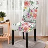 Chair Covers Pastoral Style Anti-fouling Flower Pattern Dining Cover One-piece Computer Office Seat Home Decor Accessories