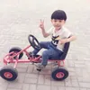 Kids Pedal Go Kart Ride On Rubber Wheels Sports Racing Toy Trike Car, Suit For 2-6 Ages Children