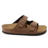 مصمم Birkston Sandals Sandal Slide Platform Birks Boston Poston Men Women Slipper Soft Luxurys Sandals Sandals Suede Leather Strap Shoes Size 35-46