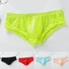 Mutande Slip da uomo traspiranti Sexy Stripe Sheer Bikini G-String Underwear Migliora il pene Convex Pouch Comfort Undies