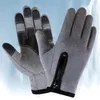 Cycling Gloves Outdoor Windproof Waterproof Thick Touch Screen Sports Zipper