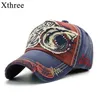 Xthree Gewassen Baseball Cap Voorzien Cap Hoed Voor Mannen Bone Vrouwen Gorras Casual Casquette Borduren Haai 2208105286475209S