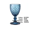 Wine Glasses 300Ml Embossed Glass Cup Drinking Cups Vintage Household Juice Champagne Thickened For Party Goblet Drop Delivery Otygz