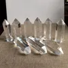 Duży naturalny przezroczysty krystaliczny kwarcowy kwarcowy punkt kwarcowy Clear Crystal Obelisk Różdżka leczenie kryształ 85 cm 16 cm wwwmp