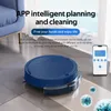 Ручные толкатели Smart Robot Vacuum Cleaner Автоматическое управление приложениями Коммерческая чистка USB беспроводная широкая машина сухой и влажной для дома 230613