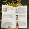 Игры на открытом воздухе Golden Высококачественные 12x7cm Divination Cards Classic для начинающих с путеводителем из палубы Большого размера руны Diveing ​​230613