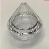 1000st/parti 5G högkvalitativ kreativ Clear Diamond Cream Jar Portable Travel Plastic Container Wholeseshipping Beffa