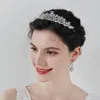 Sen Xian Mei Bande De Cheveux De Haute Qualité Ornement De Cheveux De Zircon De Mode Plein Diamant Couronne De Mariée Ornement De Cheveux Baroque Tête Couronne Robe De Bal Accessoires