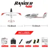 ElectricRC Aircraft Ranger400 RC Plane 2.4GHz 3CH Glider Remote Control Airplane con sistema di stabilizzazione Xpilot RTF RC Aircraft Toys Regali 761-6 230613
