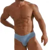 Underpants Modal Briefs Men Underwear Low Waist Sexy Man Bikini Ropa Interior Hombre Gay Panties Slip U Convex AD325