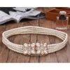 Belts SHIERXI Beautiful Shiny Luxury Exquisite Pearl Women's Belt With Rhinestone Match Female Accessories Dress