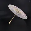 Umbrellas 2X Art Umbrella Chinese Silk Cloth Classical Style Decorative Oil Paper Painted Parasol