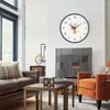 Horloges murales Style Vintage horloge Antique Design moderne numérique Silence grande montre décor à la maison ferme nordique 3