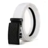 Belts LannyQveen Men's Leather Belt Automatic Buckle Wholesale For Young Manufacturers Sale