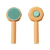 Fournitures de toilettage pour chiens Brosse de presse pour chat Brosse de toilettage pour animaux de compagnie pour chats Retirer les poils Animaux de compagnie Peigne d'épilation Chiot Chaton Accessoires de toilettage Q195