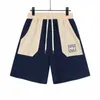 Dames Shorts Ontwerper 2023 Zomer Nieuwe Combinatie Contrast Pocket Dragon Cat Geborduurd Heren en Capri DE8J