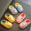 Slipper Outdoor Winter Plush Slippers for Kids Women Mens Waterproof Warm Non-Slip Plush Home Thick Flat Platform Slip On Ladies Shoes 230613