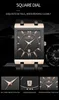 Autres Montres Top Marque De Luxe Sport Or Montre Hommes Carré Hommes Montres Or Quartz En Acier Inoxydable Étanche Montre-Bracelet Relogio Masculino 230613