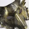 Máscaras de festa em forma de lobo máscara facial decoração de Halloween adereços de cosplay máscaras 230614