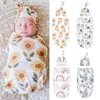 Sacs de couchage sac bébé swaddle swaddle wrap chapeau coton doux coton couverture couverture de sommeil bébé couvertures bébé accessoires