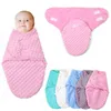 Sovsäckar födda wrap swaddle varm mjuk fleece filt baby väska lope för sömnsack bomull tjockare 06 månader 230613