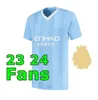 fans versie HAALAND voetbalshirts 23 24 DE BRUYNE MANS CITIES GREALISH MAHREZ FODEN FERRAN 2023 2024 voetbalshirt uniformen heren kinderkit RODRIGO S-4XL 666666