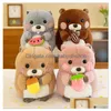 Stuffed Plush Animals 30Cm/20Cm Groundhog With Pine Nut Kids Bedding Dog Plushes Birthday Gift Drop Delivery Toys Gifts Dh2Zc