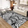 Carpets Nordic Geometry Simple Carpet Black And White Square Format Living Room Bedroom Large Area Interior Decoration