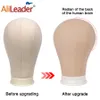 Wig Stand Alileader Wolesale 3Pcs/Set Wig Making Tools Quality Canvas Mannequin Head 21" 22" 22.5" 23" 24" Canvas Head For Wigs Making 230614