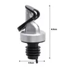 Ny 3st Oil Bottle Stopper Lock Plug-tätning Läcksäker gummikunstycke Sprayer Liquor Dispenser Wine Pourers Kök Gadget Verktyg