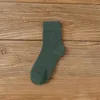 Femmes chaussettes velours hiver chaud épaissir thermique doux décontracté couleur unie laine cachemire maison bottes de neige chaussette de sol 1 paires Ws211