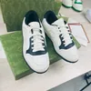 2023 Новая повседневная обувь Men Mac80 Retro Smudge Canvas Sneakers Off-White Leathine Cround Toe Rubber Sole Flat Loot