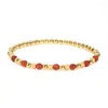 Braccialetti di perline da 4 mm in acciaio inossidabile 316L Strand per donna Regali di gioielli fatti a mano con perle d'acqua dolce in pietra naturale