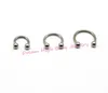 Labret Lip Piercing Jewelry Horseshoe 316l Steel NoSril Nose Stud Circular Ball Body Rings CBR Earring 16g 6mm 8mm 10mm 50pcslot 230614