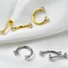 Labret Lip Piercing Jewelry LOT50pcs 16gx8xm Body Round CZ Ring Ear Helix Bar Eyebrow Nose Horseshoes 230614