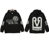 Designers hoodie Rhudes High Street varsity Rhude Basketball puffer Hoodies Letter Patch Embroidered Letters and Loose Splicing Bomber hoodies oversize