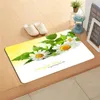 Ковры T #y6-1 Custom Natural Beautiful Flower Decor Decor Door Door Mats Mats Bath Pad #7.11-UI61