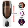 Sex toy massager Fully Automatic Male Masturbator Cup Telescopic Sucking Machine Heating Blowjob Real Vagina Pussy Toys for Men Aircraft