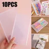 New 10PCS Mini Storage Box Transparent Plastic Box Earrings Jewelry Packaging Storage Small Square Boxes Desktop Jewelry Organizer