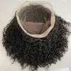 12 pouces Brésilien Vierge Cheveux Naturels Couleur Corps Curl 150% Densité Full Lace Wig pour Femme Noire